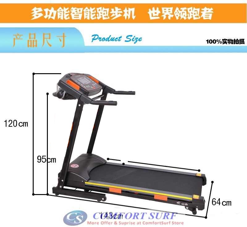 Genuine SuperHorse Multifunction Treadmill SH-358 3.5HP Home Fitness Gym Running Walking Equipment